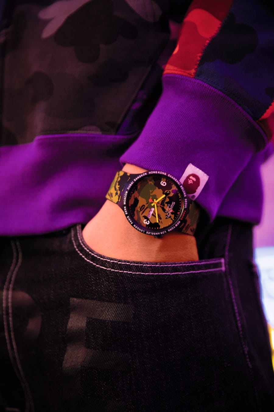 Swatch x Bape Cities Tokyo