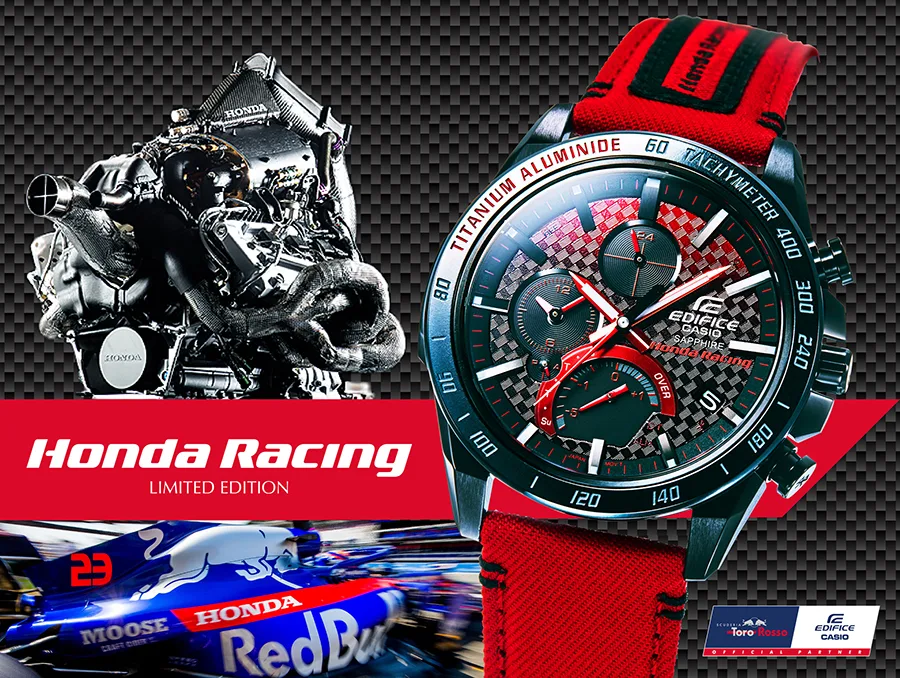 CASIO Edifice x Honda Racing