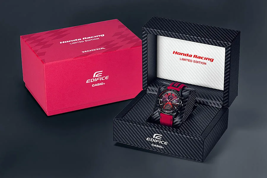 CASIO Edifice x Honda Racing EQB 1000HRS 2 CASIO Edifice x Honda Racing EQB-1000HRS