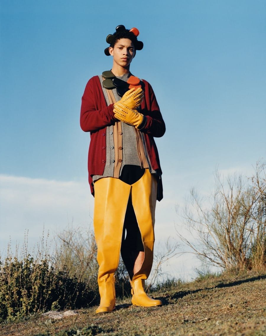 LOEWE Automne Hiver 2019 2020 par Tyler Mitchell 11 LOEWE Automne-Hiver 2019-2020 par Tyler Mitchell