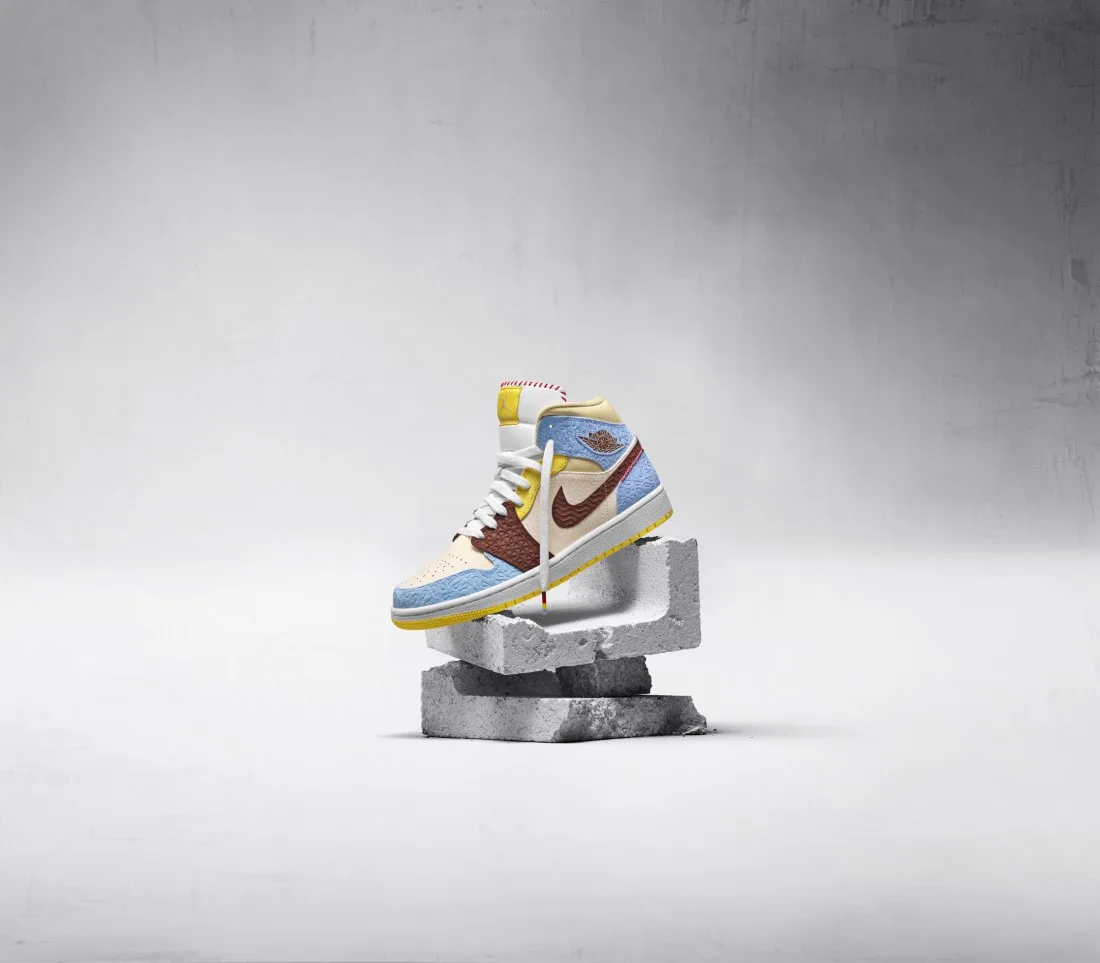 Air Jordan I mid SE Fearless x Maison Château Rouge