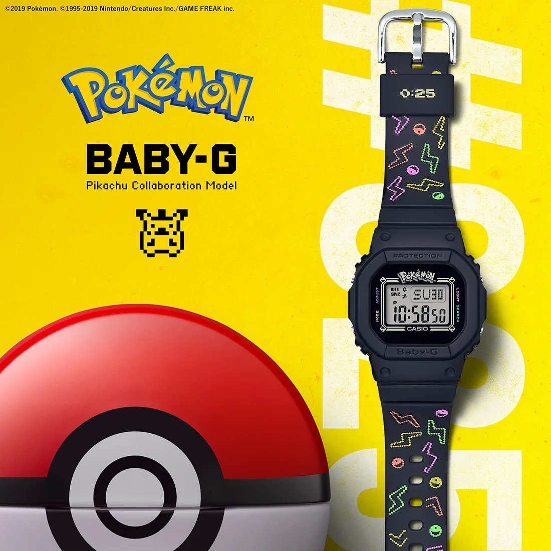 G-SHOCK BABY-G x Pokémon Pikachu