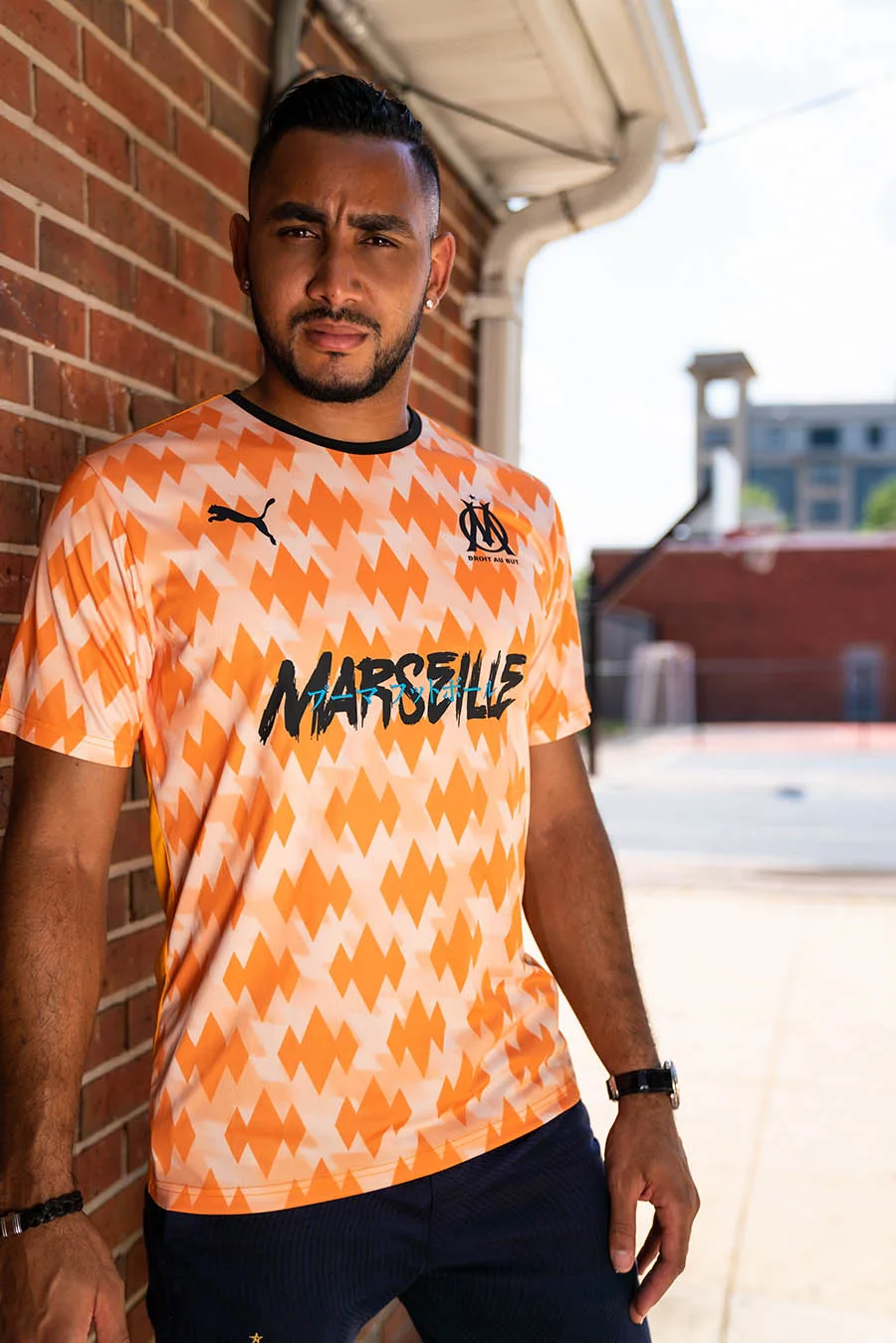 PUMA Football x Olympique de Marseille Influence Jersey 1 PUMA Football x Olympique de Marseille - Influence Jersey