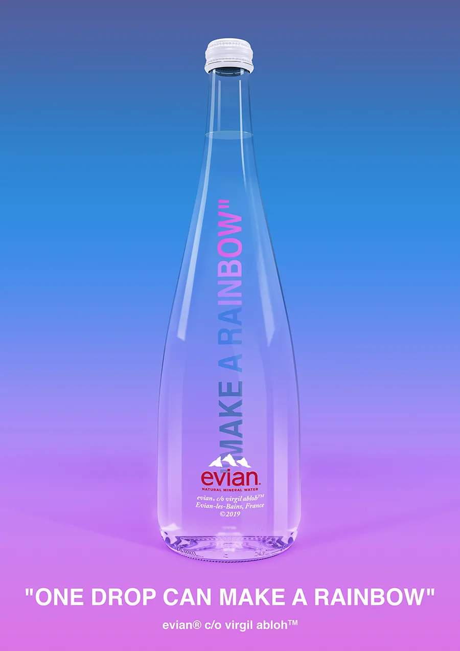 evian x Virgil Abloh - One Drop Can Make A Rainbow