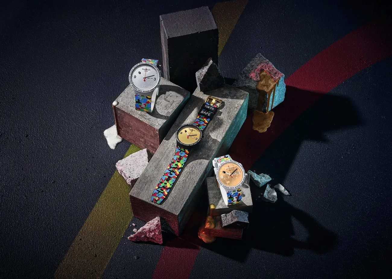 BAPE x Swatch 2nd Volet