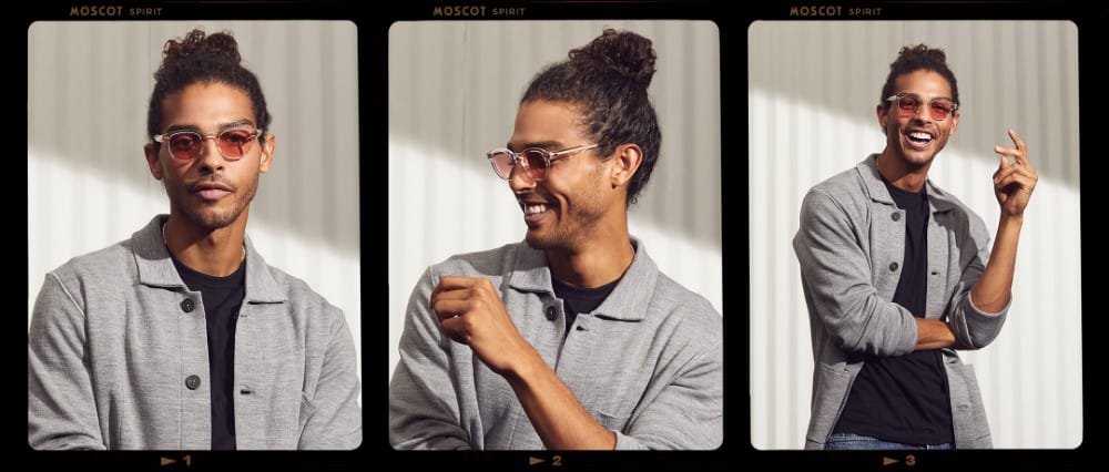 Moscot New York Rose Custom Made Tint 1 Moscot New-York Rose Custom Made Tint