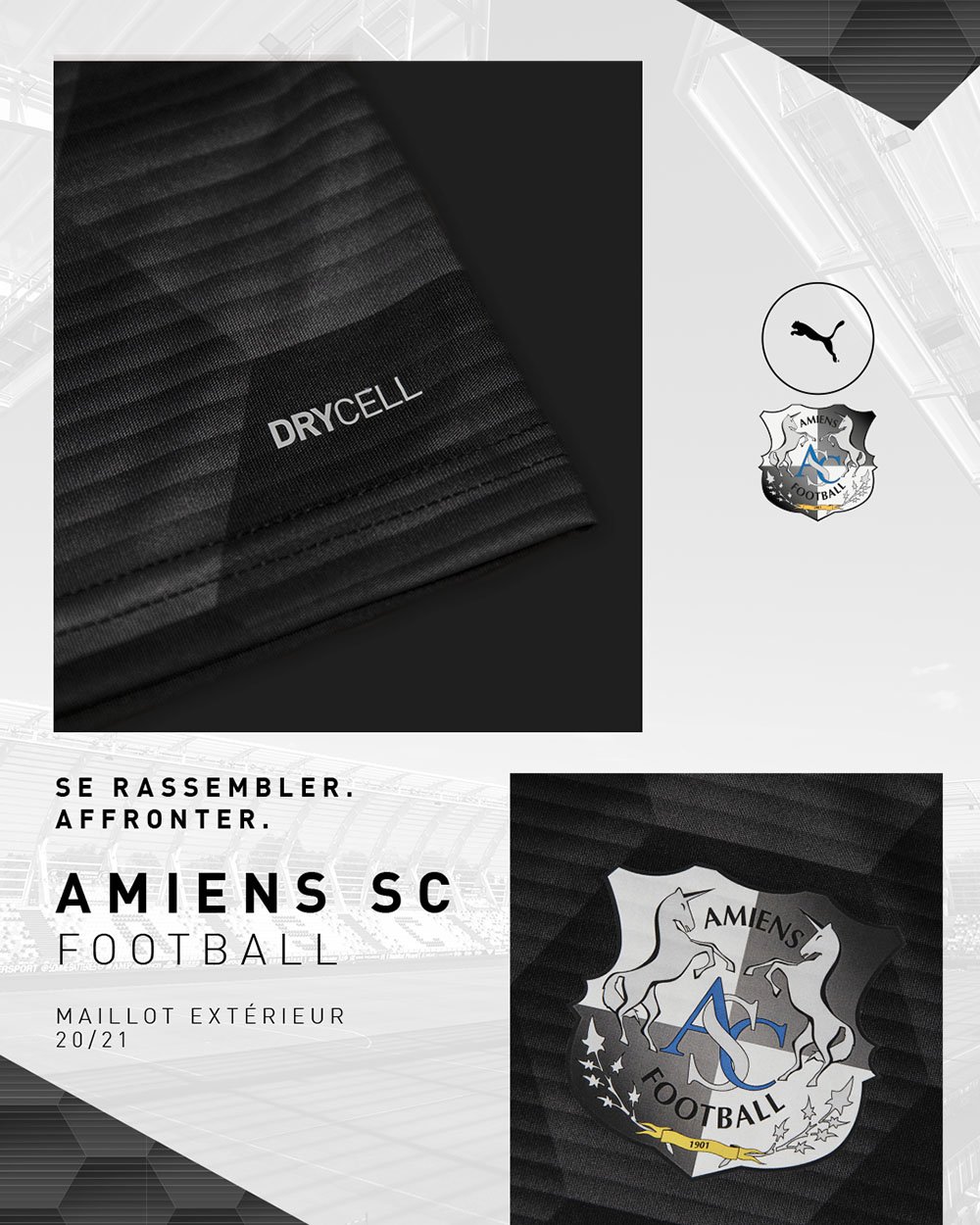 PUMA Football x Amiens SC Away Kit Saison 2020-2021