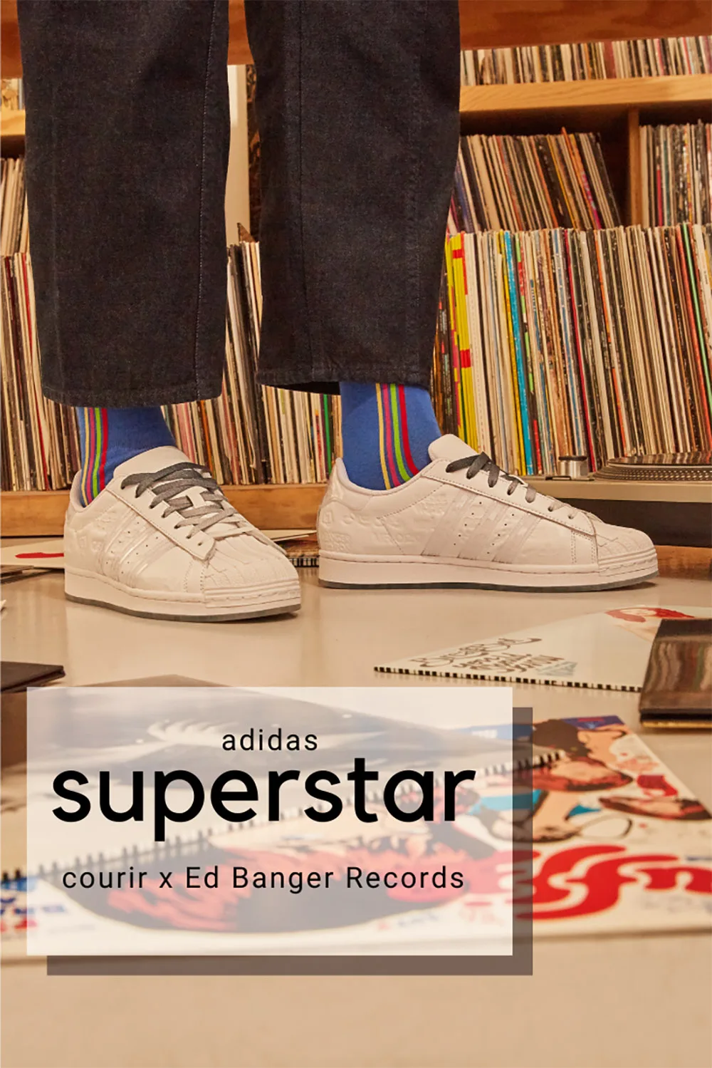 Courir 40 ans x Ed Banger Records x adidas Superstar
