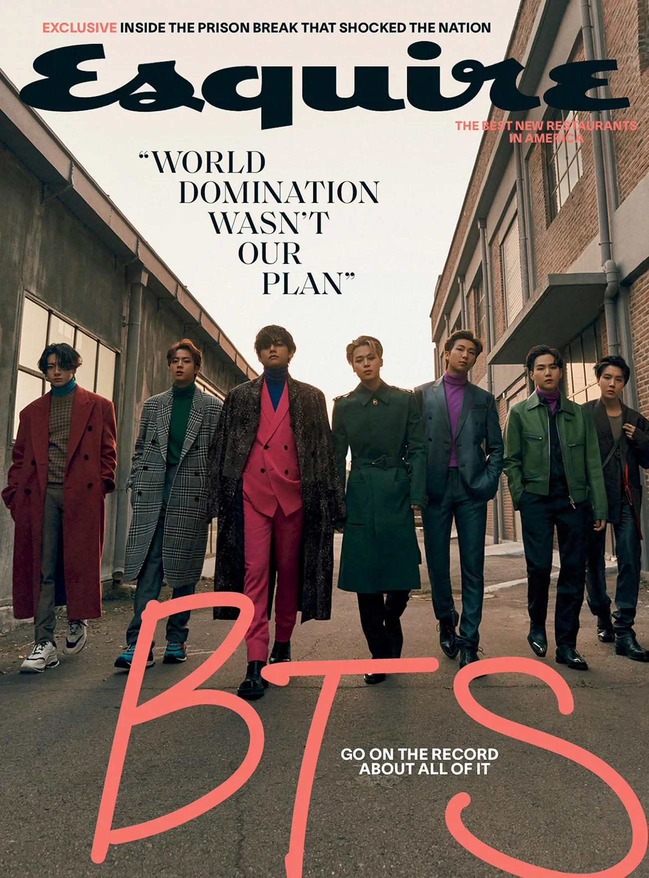BTS x Esquire Numéro Hiver 2020
