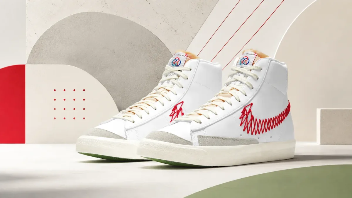 Nike Blazer Mid 77 Zig Zag Swoosh 0 La Nike Blazer Mid ’77 Vintage ressort le Swoosh en dents de scie, et c'est ce détail qui fait toute la différence
