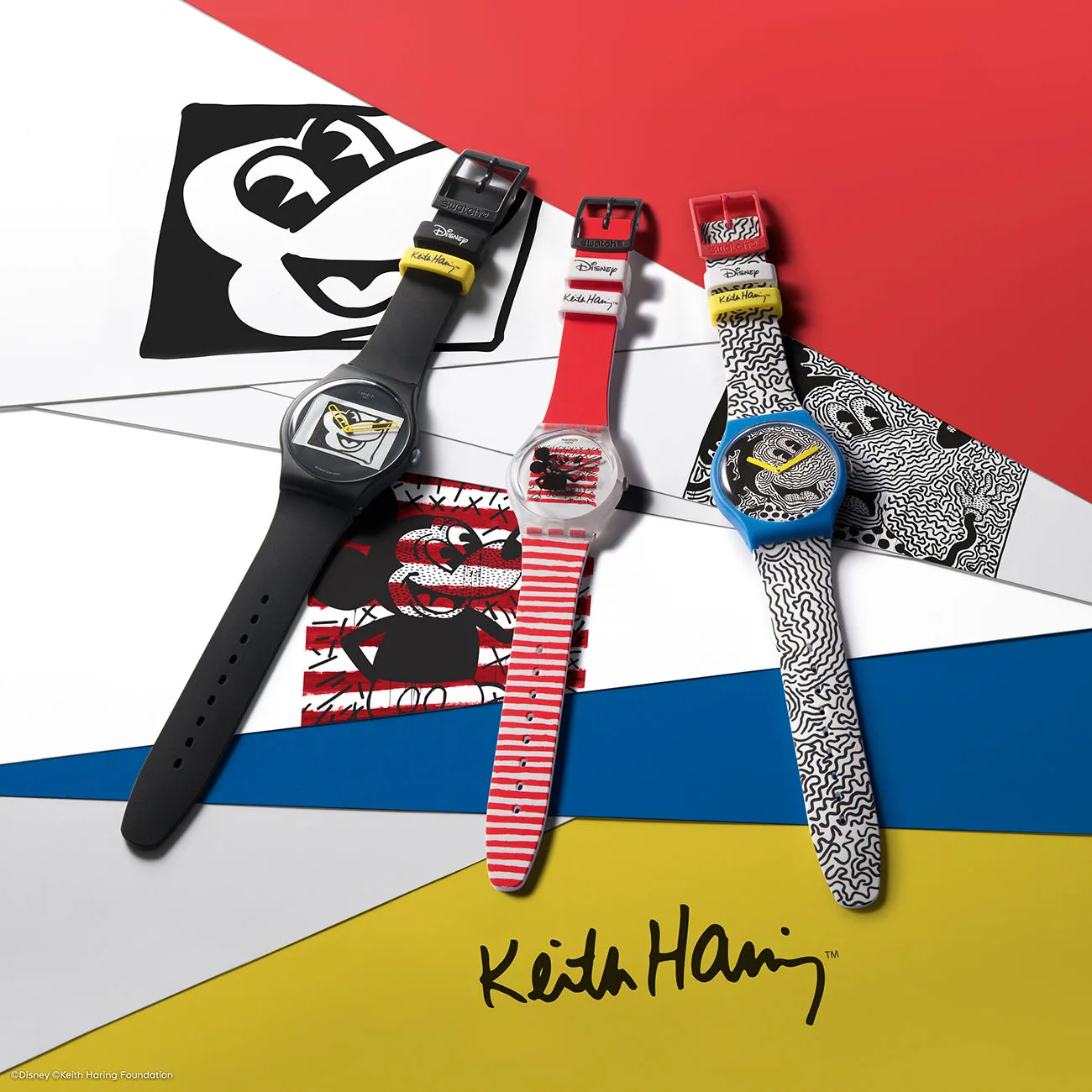 Swatch x Disney Mickey Mouse x Keith Haring
