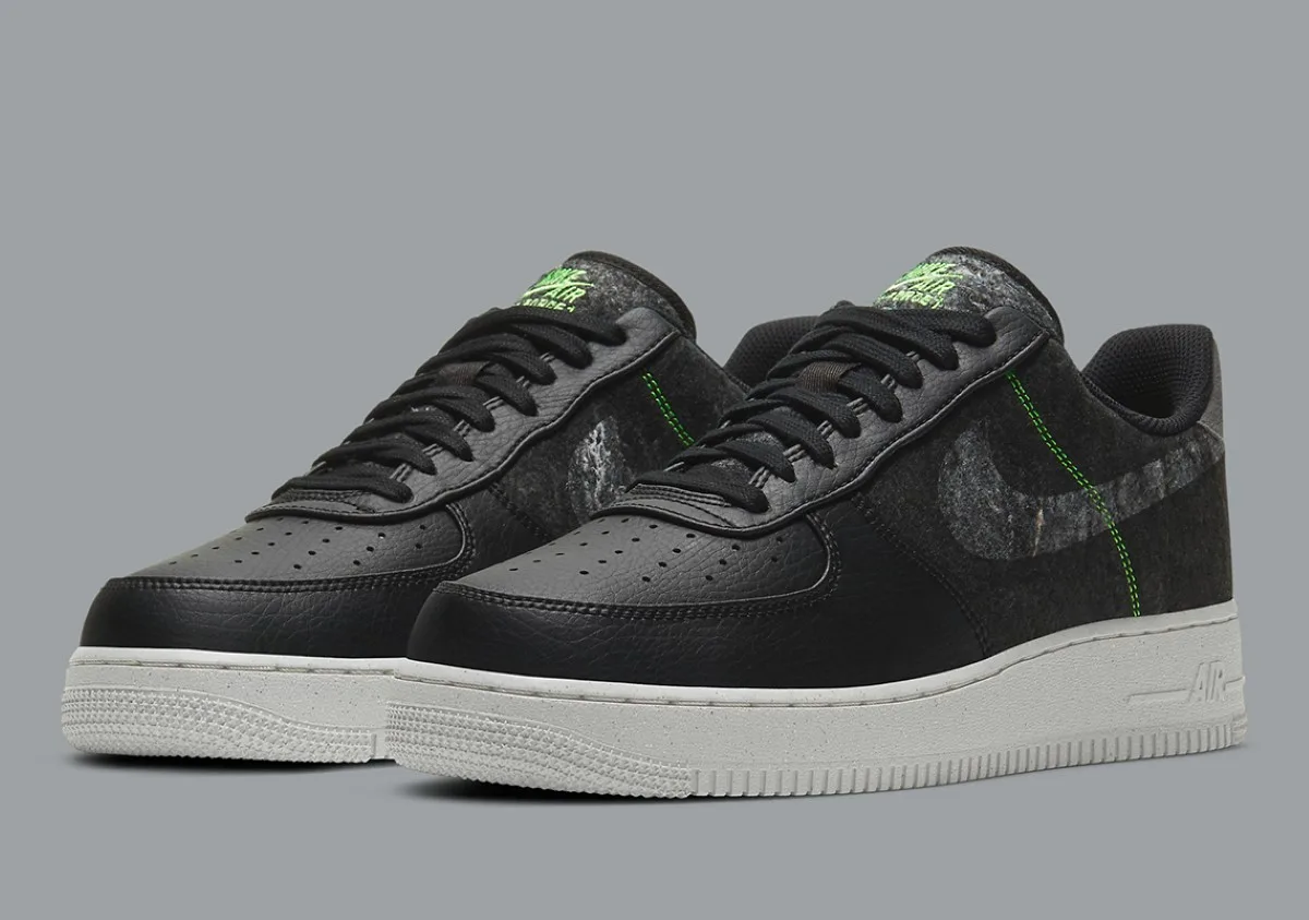 Nike Air Force 1 Wool Pack Black