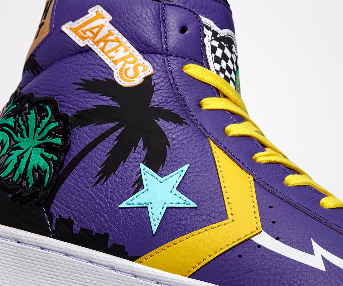 Chinatown Market x Converse Pro Leather x Los Angeles Lakers