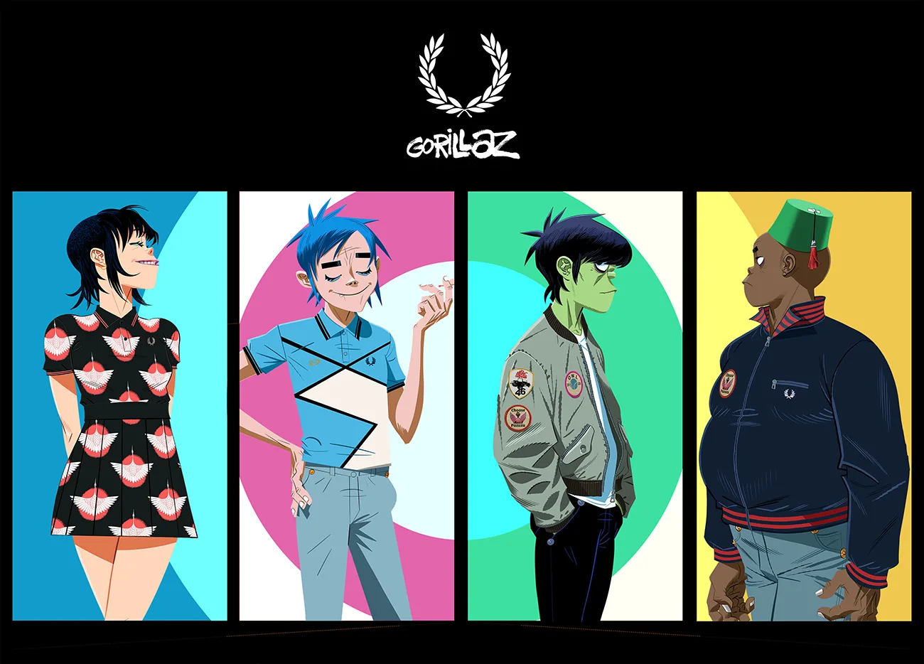 Fred Perry x Gorillaz Collection