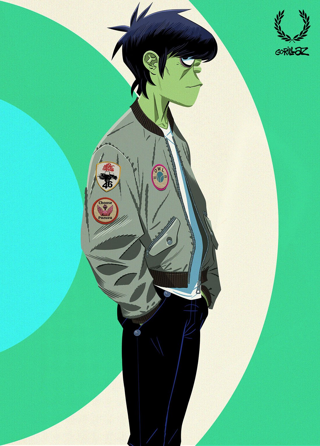 Fred Perry x Gorillaz Collection - Murdoc
