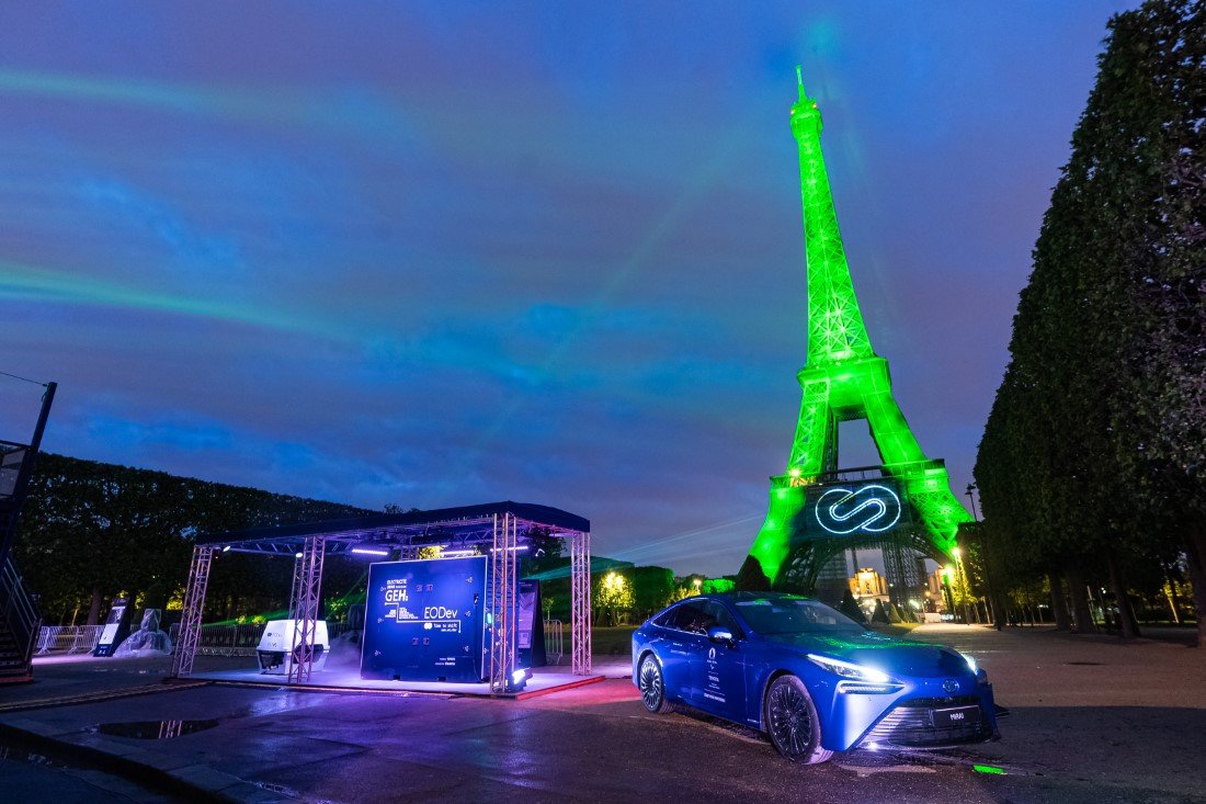 Tour Eiffel - Toyota Hydrogène Vert