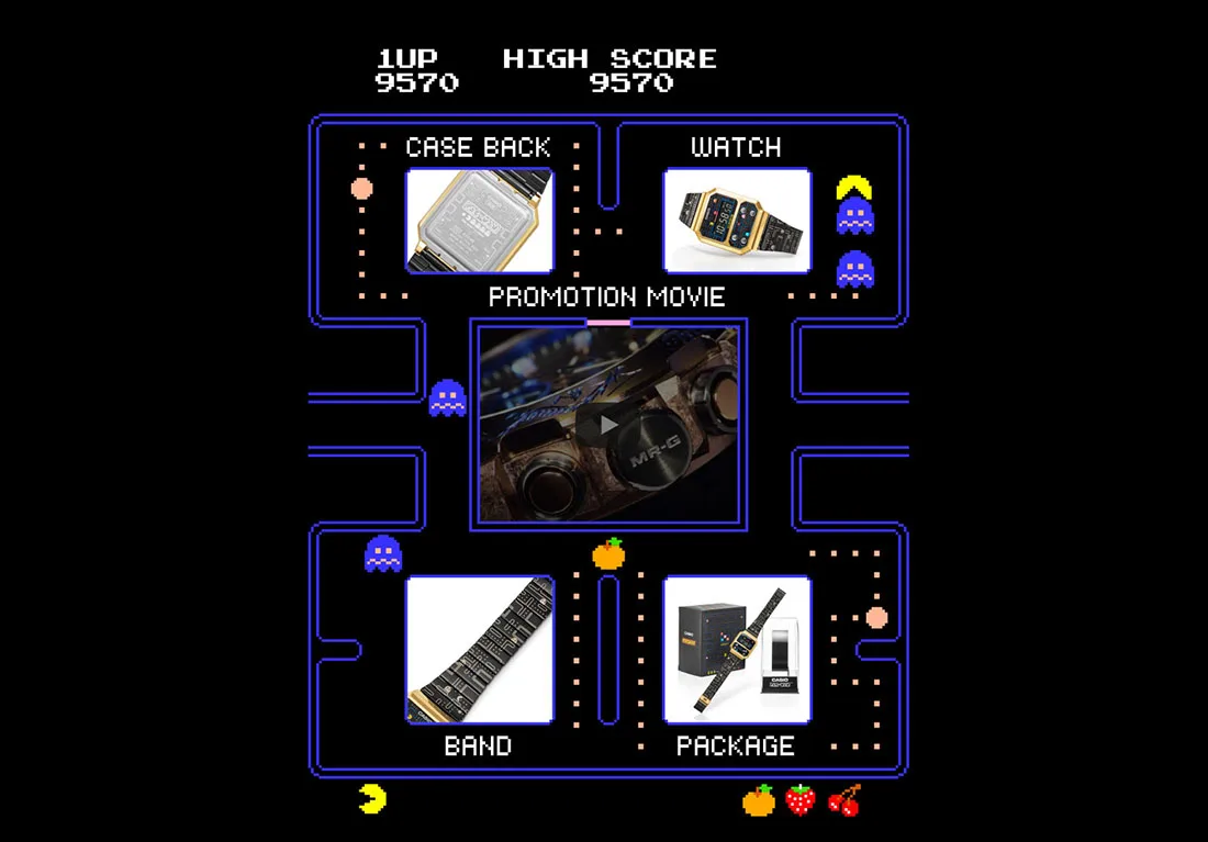 CASIO VINTAGE x PAC-MAN