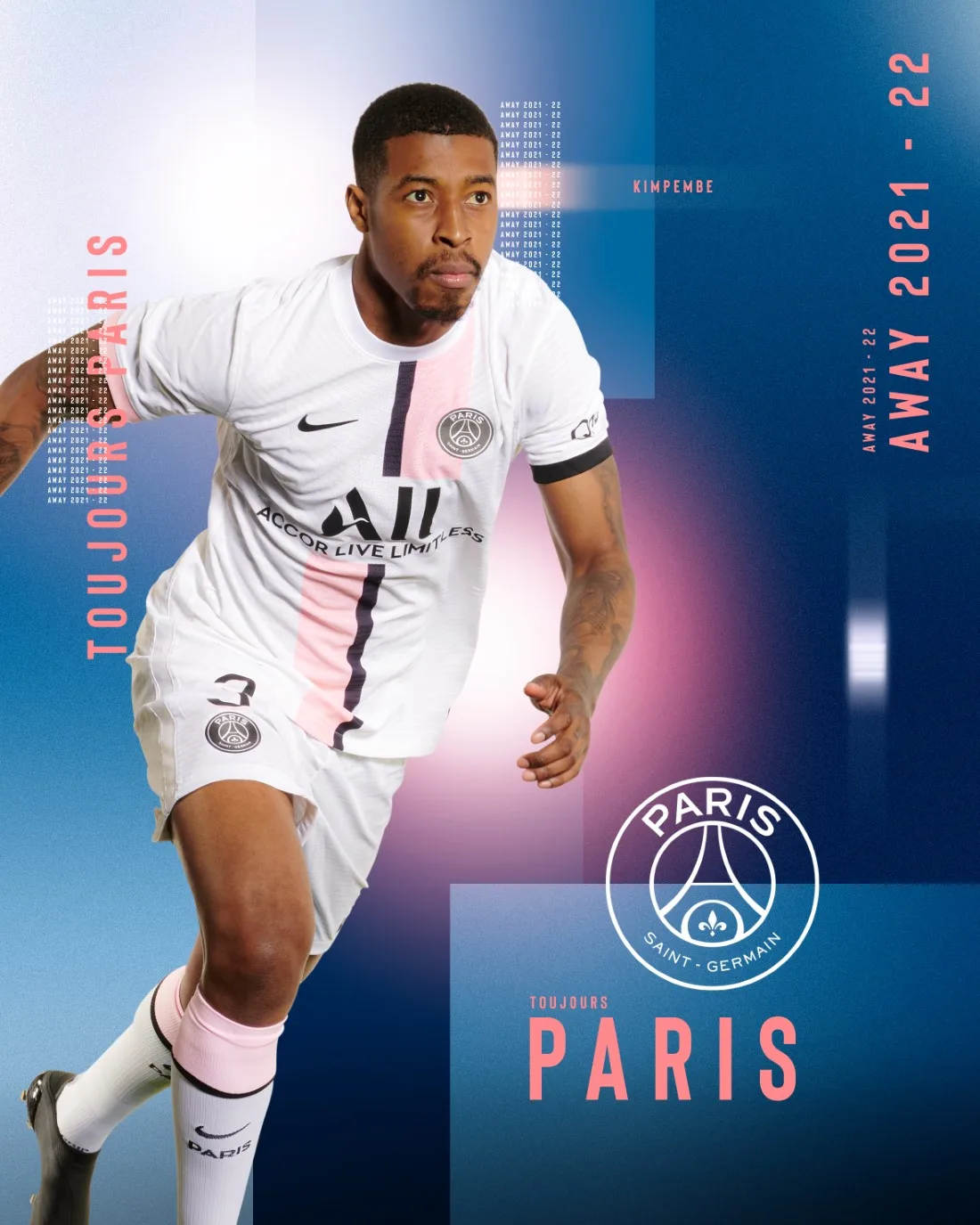 Paris Saint-Germain Maillot Extérieur 2021-22 - Kimpembe