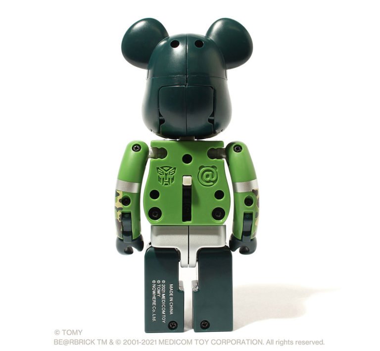 A BATHING APE - BE@RBRICK × TRANSFORMERS BAPE BLACK 200%の+