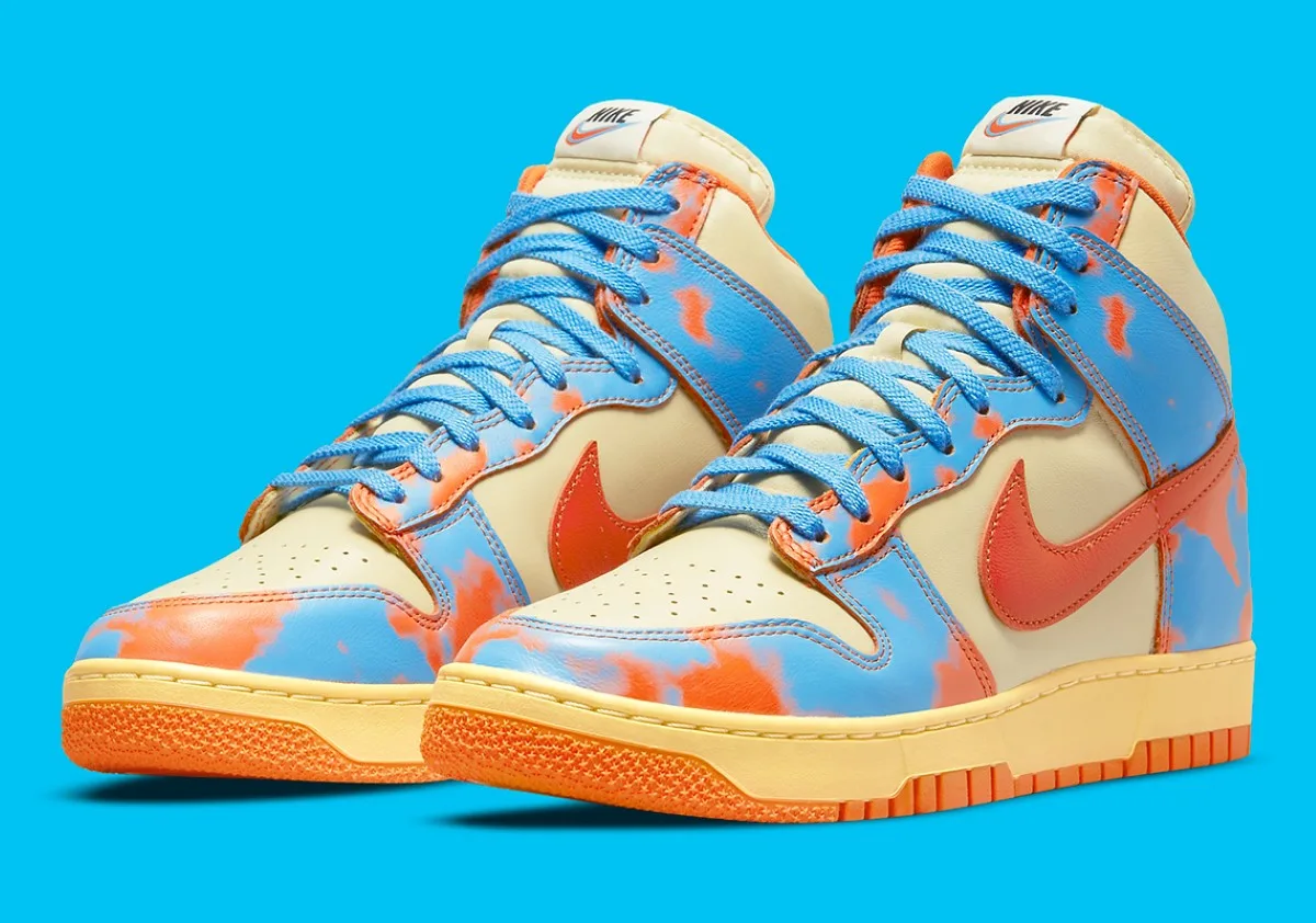 Nike Dunk High 1985 "Orange Acid Wash"