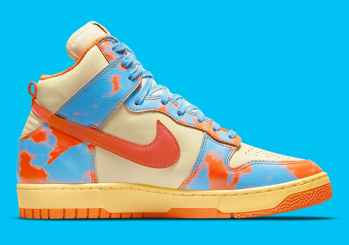 Nike Dunk High 1985 "Orange Acid Wash"
