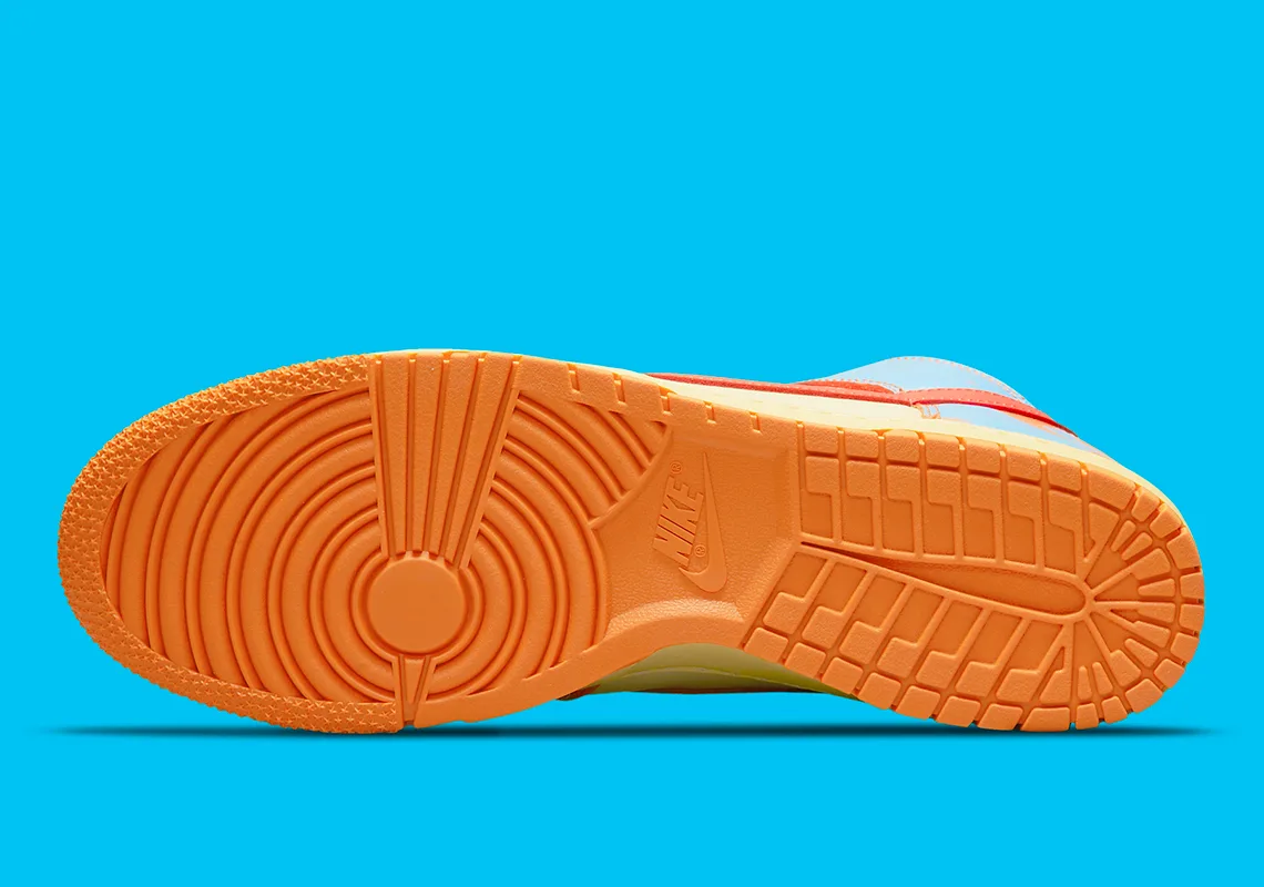 Nike Dunk High 1985 "Orange Acid Wash"
