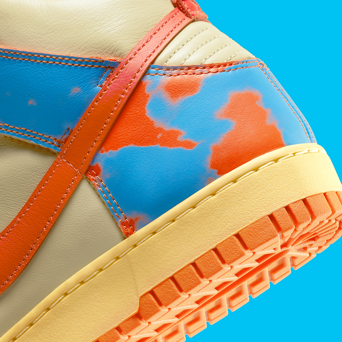 Nike Dunk High 1985 "Orange Acid Wash"