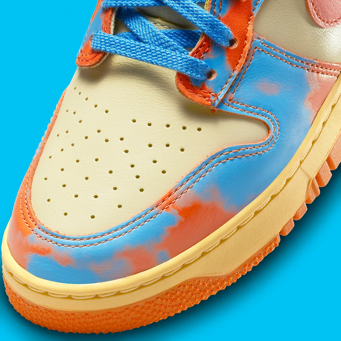 Nike Dunk High 1985 "Orange Acid Wash"