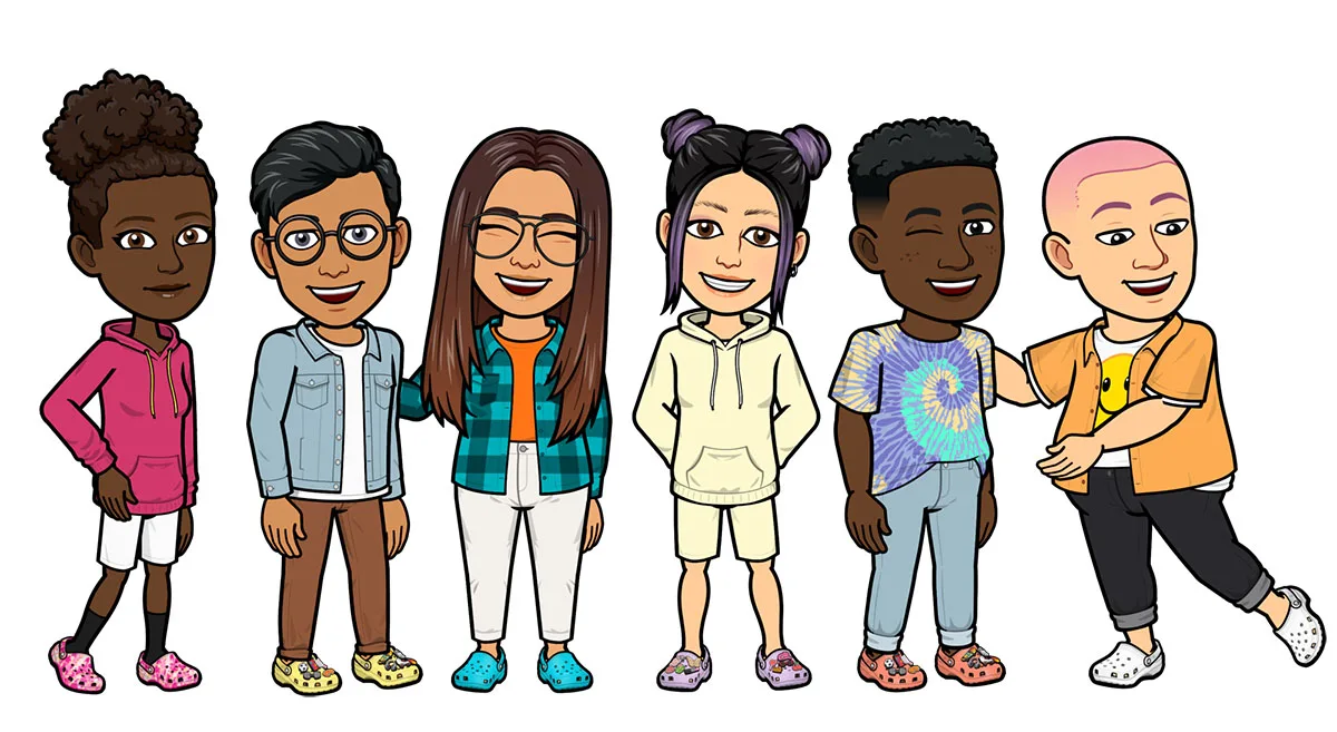 Crocs x Snapchat x Bitmoji