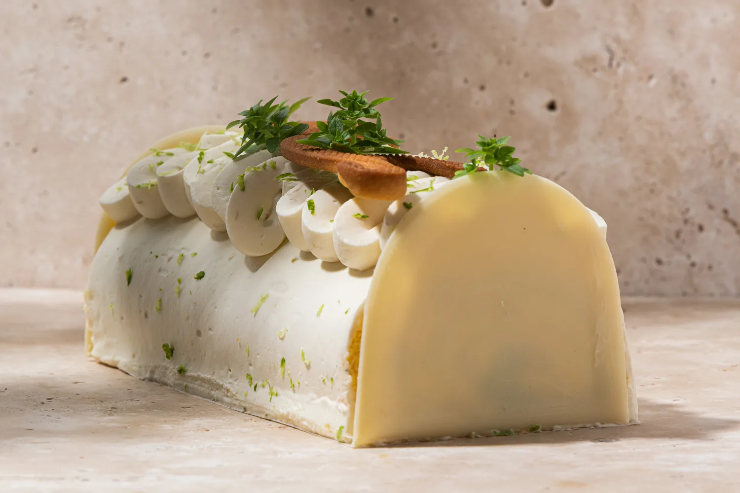 Bûches de Noël 2021 - Jeffrey Cagnes - Bûche Citron
