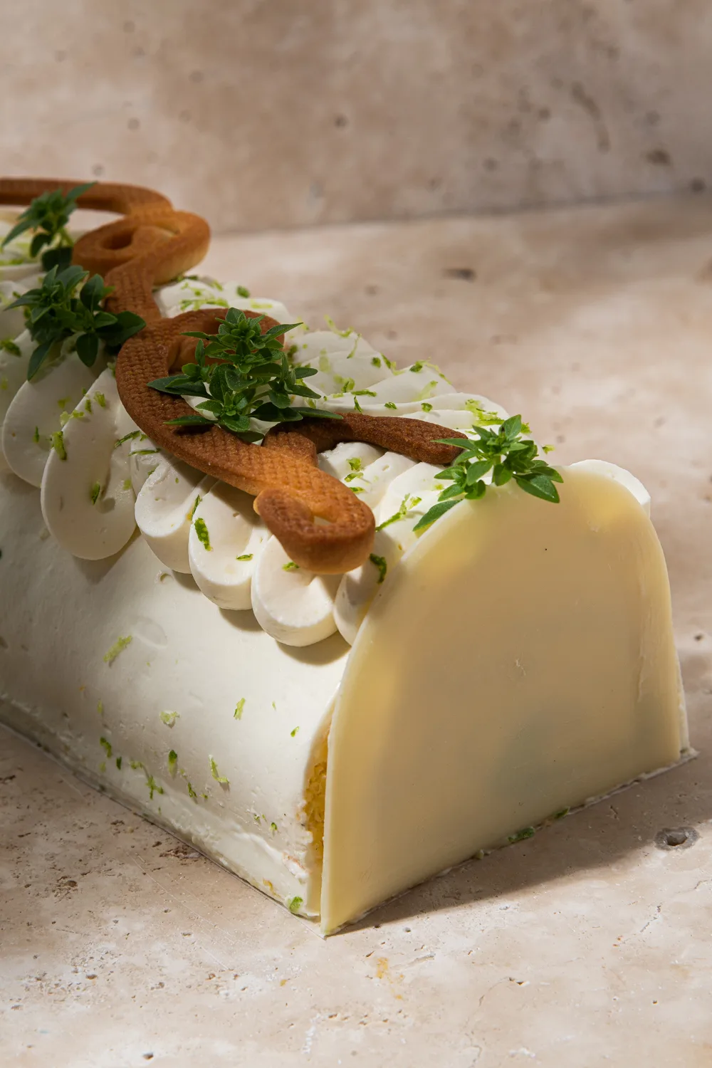 Bûches de Noël 2021 - Jeffrey Cagnes - Bûche Citron
