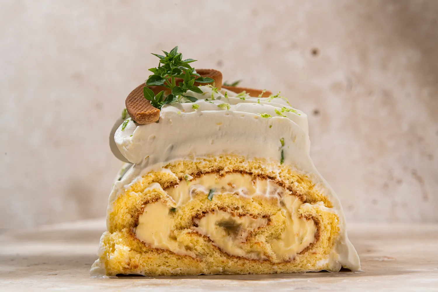 Bûches de Noël 2021 - Jeffrey Cagnes - Bûche Citron
