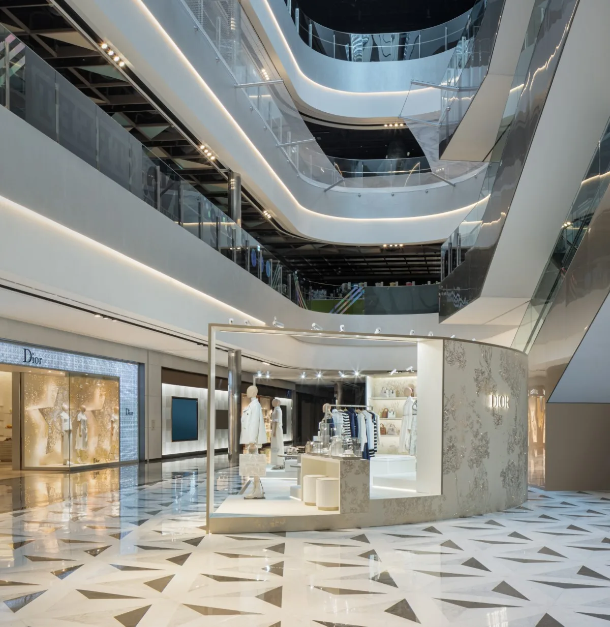 DIOR - Décorations Noël - Daegu Séoul