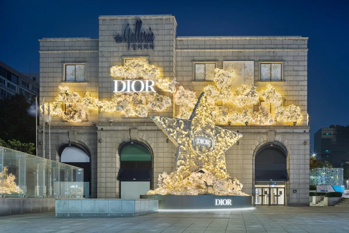 DIOR - Décorations Noël - Seoul Galleria