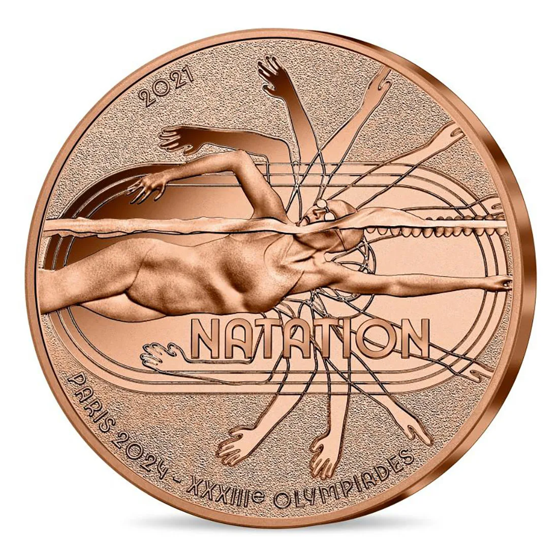 La Monnaie de Paris x Paris 2024 - Monnaie Sports Natation