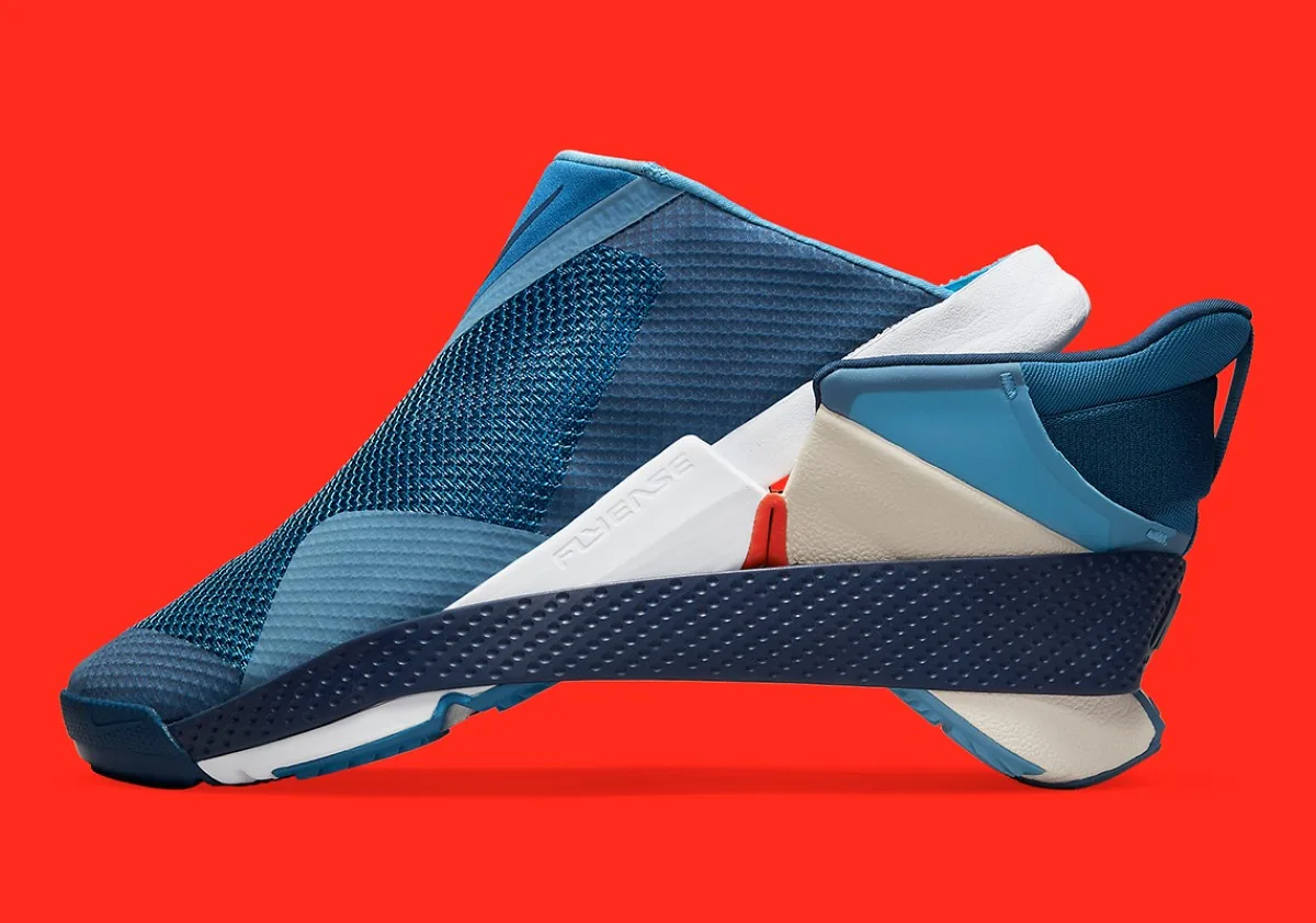 Nike Go FlyEase Blue & Red