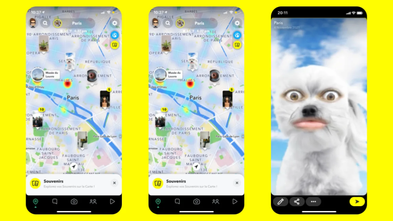 Snap Map Memories Layer
