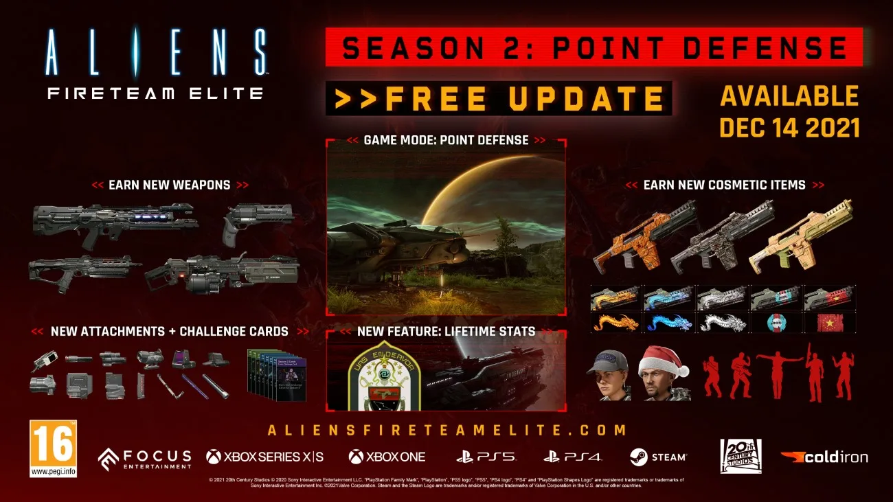 Aliens Fireteam Elite - Saison 2 Point Défense - Point Defense