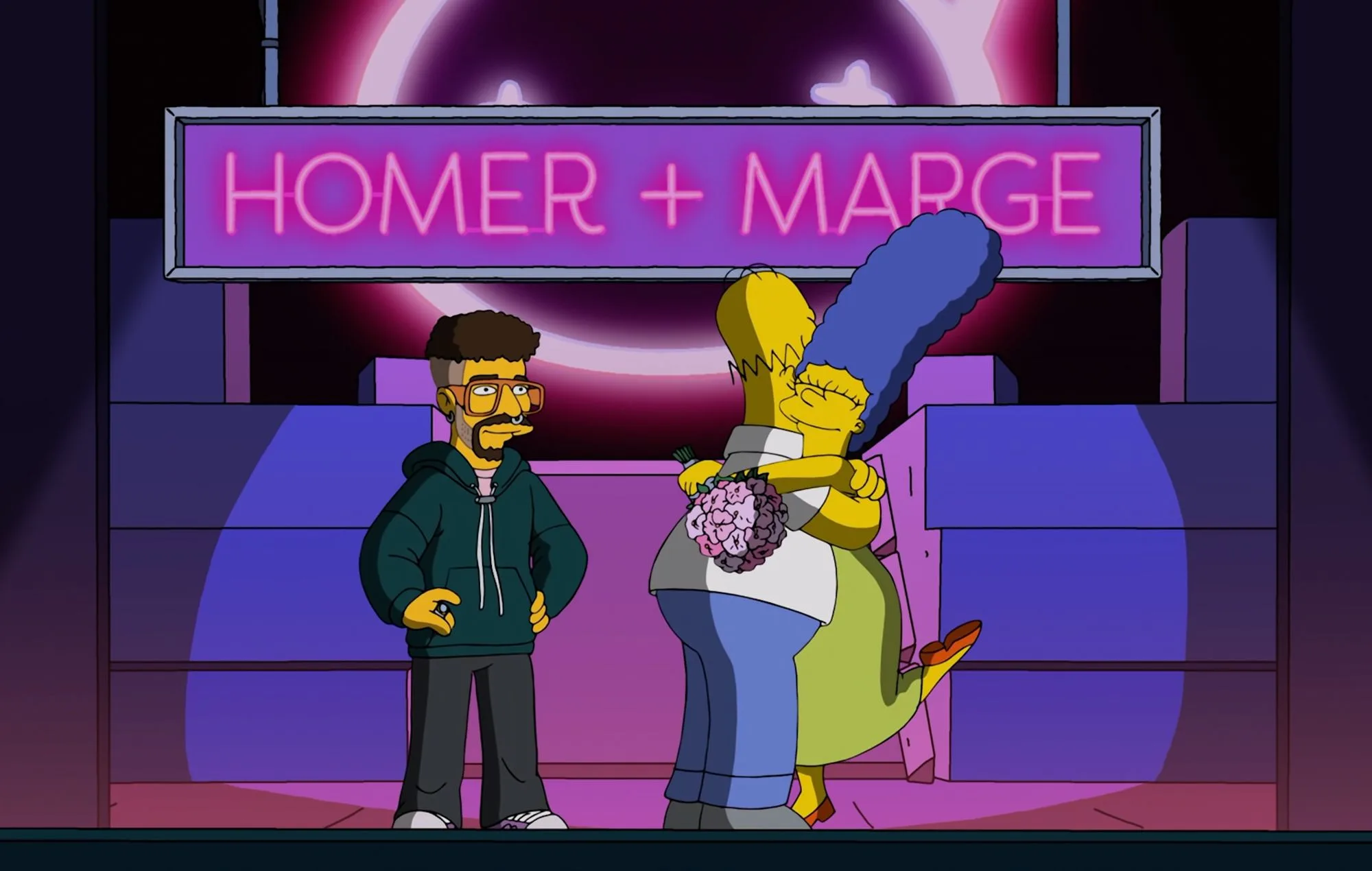 Bad Bunny x the Simpsons
