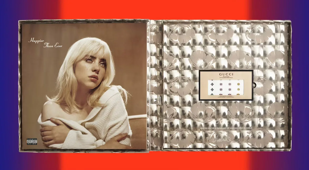 GUCCI x Billie Eilish Happier Than Ever Vinyl Set