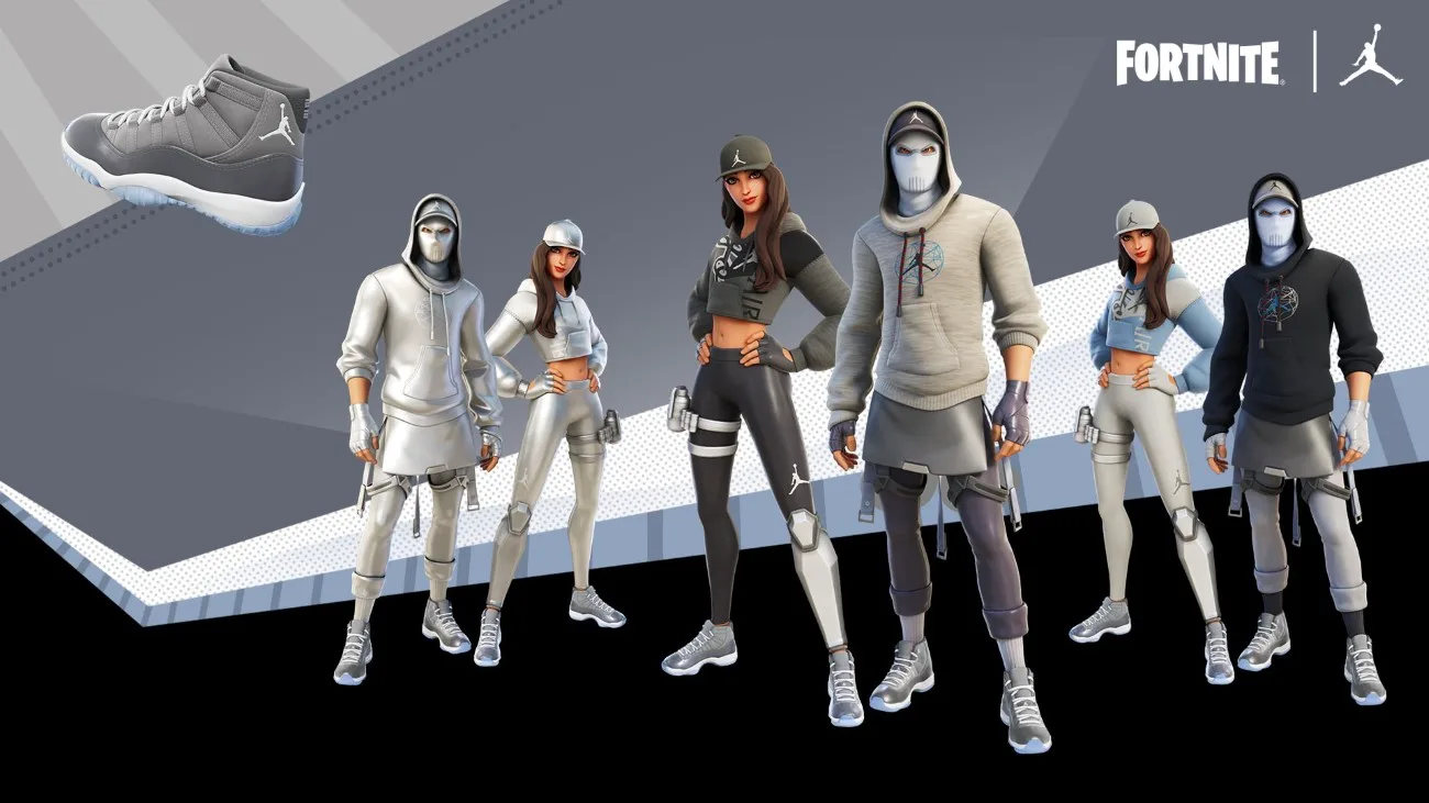 Jordan Brand x Fortnite x Air Jordan XI "Cool Grey"
