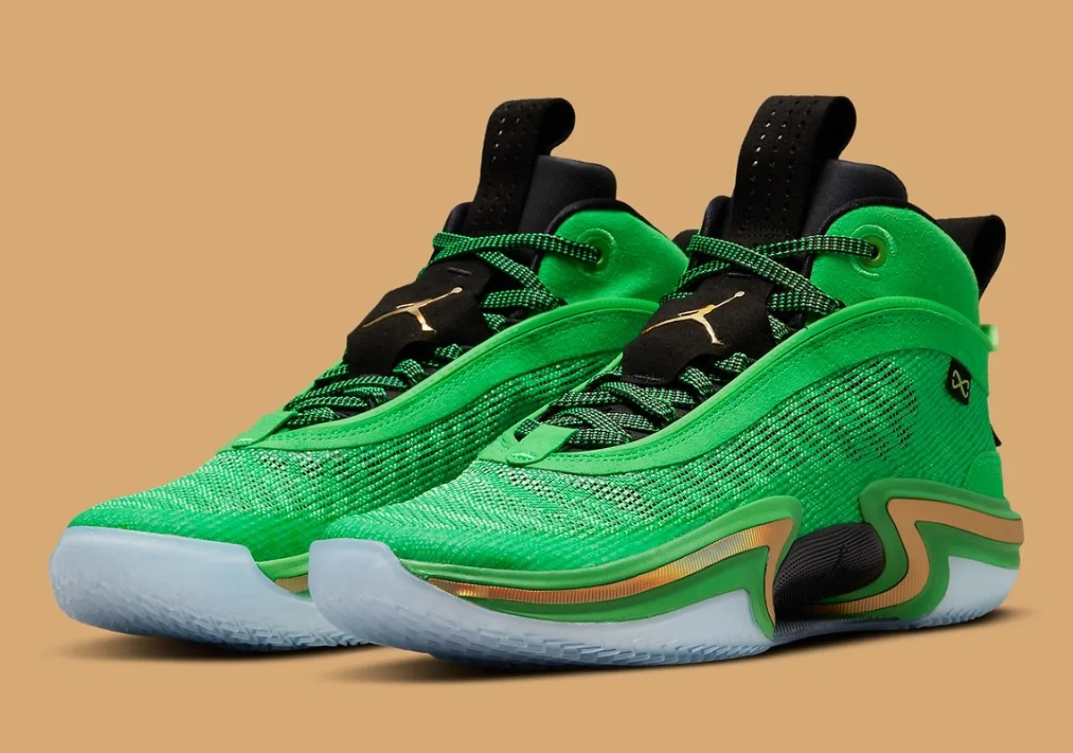 Air Jordan 36 "Green & Gold"