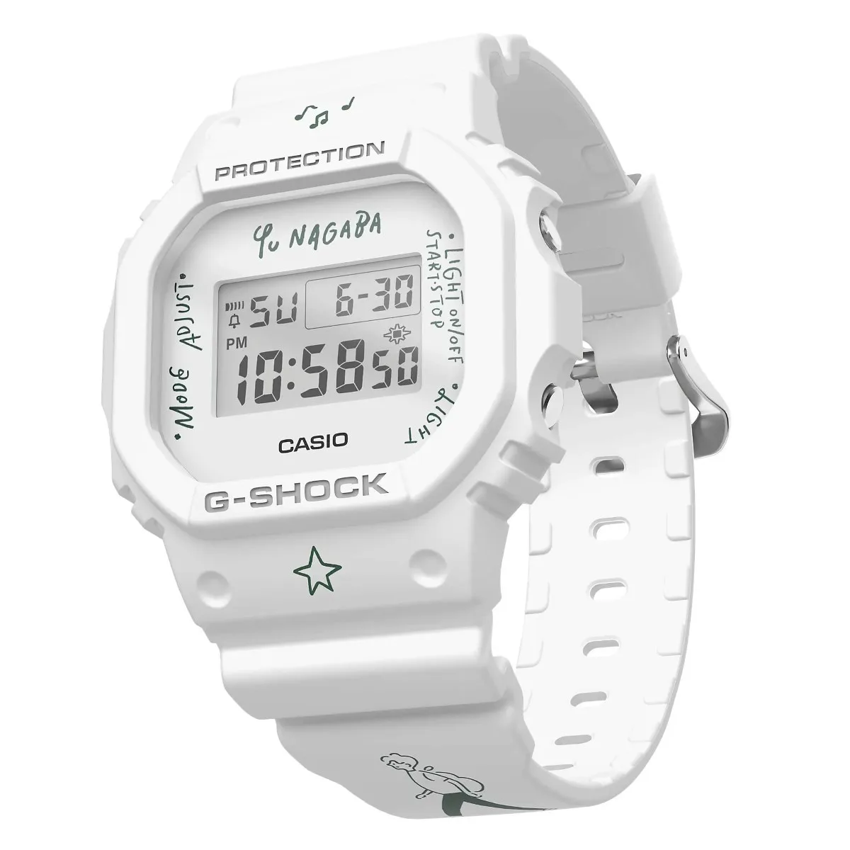 G-SHOCK DWE-5610 x Yu Nagaba - White
