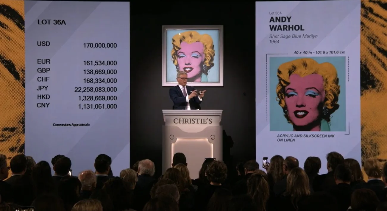 Marilyn Monroe x Andy Warhol Enchère