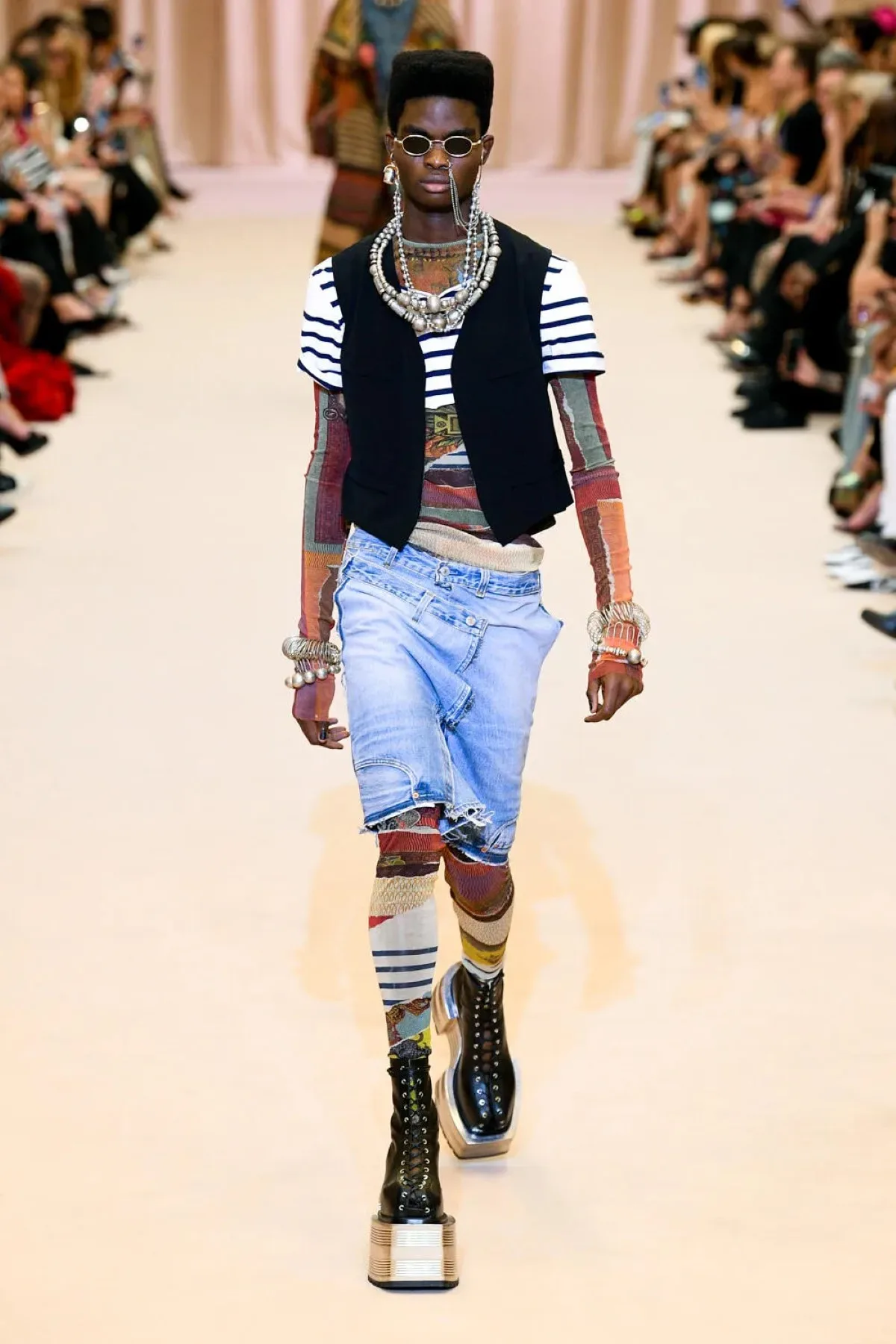 Jean Paul Gaultier Couture Automne 2022 par Olivier Rousteing