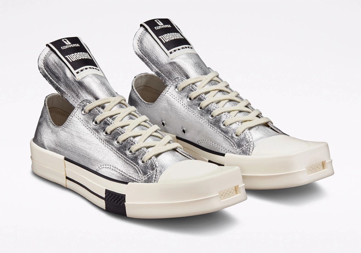 Rick Owens x Converse TURBODRK Lacquered Denim