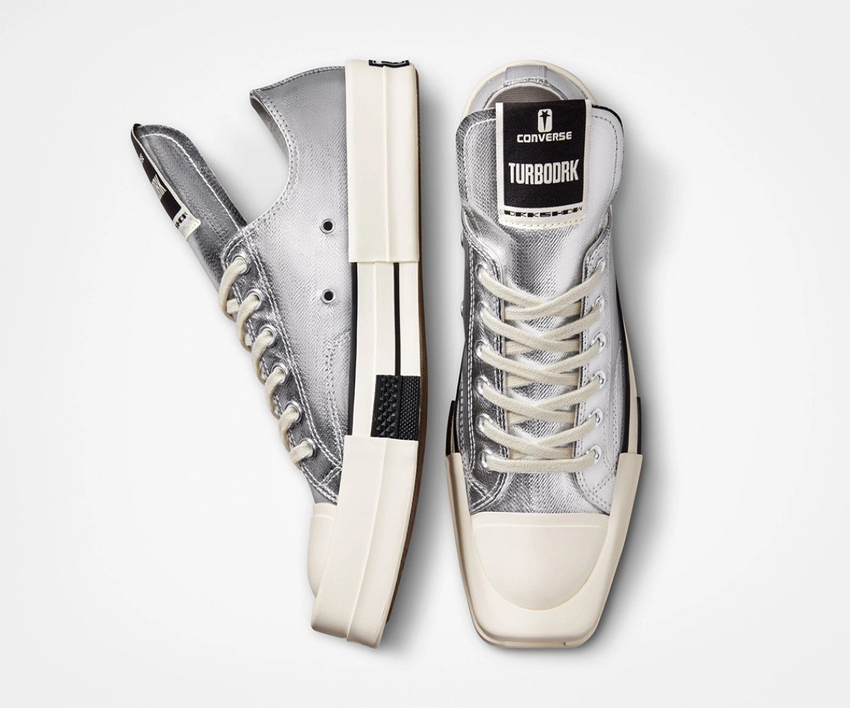 Rick Owens x Converse TURBODRK Lacquered Denim