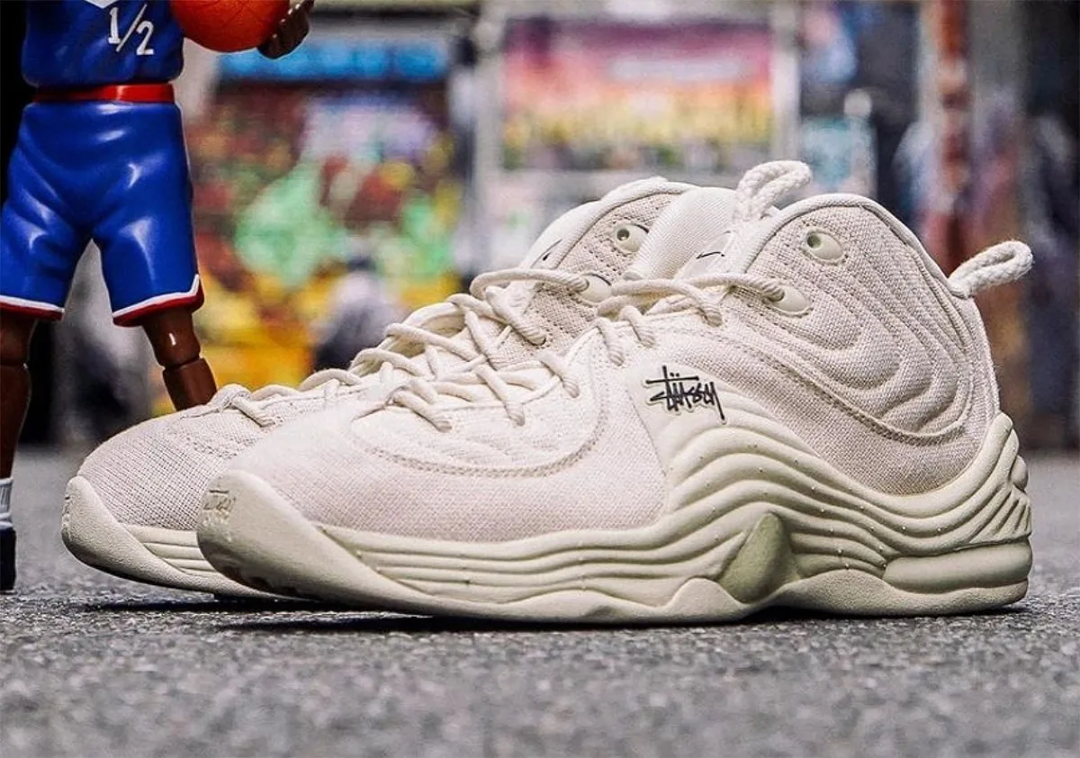 Stussy x Nike Air Penny 2 "Fossil"
