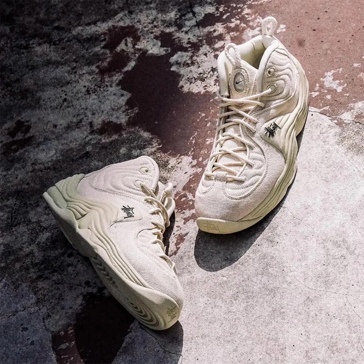 Stussy x Nike Air Penny 2 "Fossil"