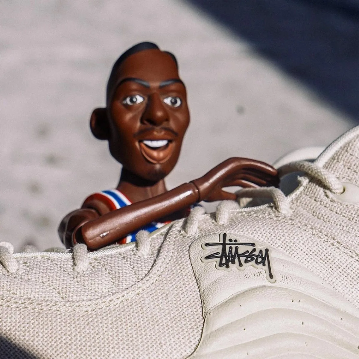Stussy x Nike Air Penny 2 "Fossil"